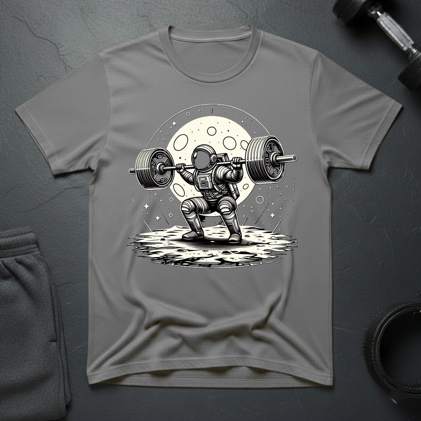 Astronaut Lifting T-Shirt