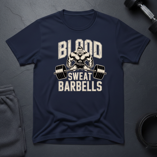 Blood Sweats Barbells T-Shirt