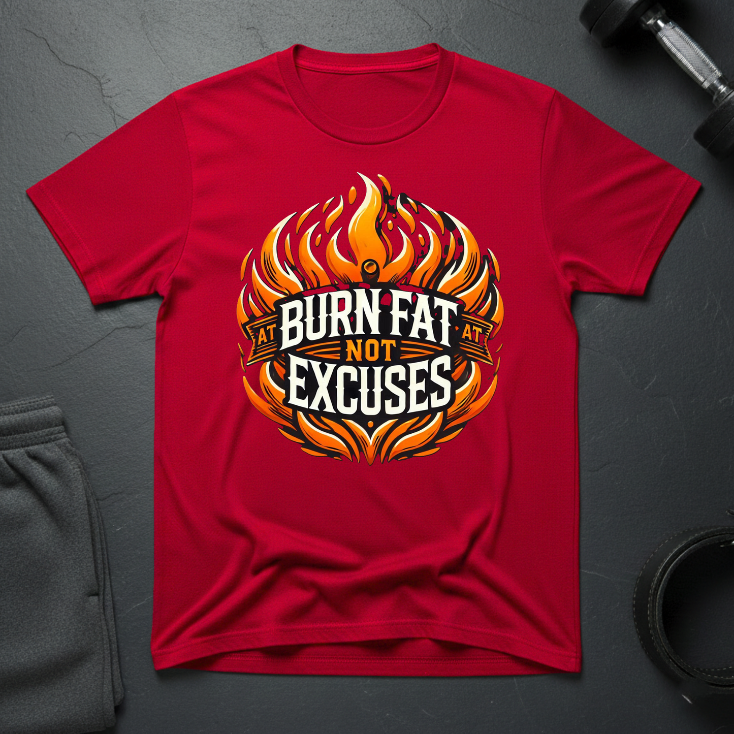 Burn Fat Not Excuses T-Shirt