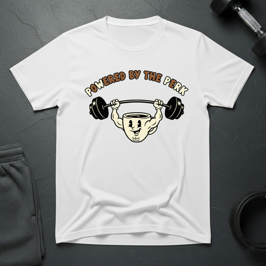 Powered By The Perk T-Shirt