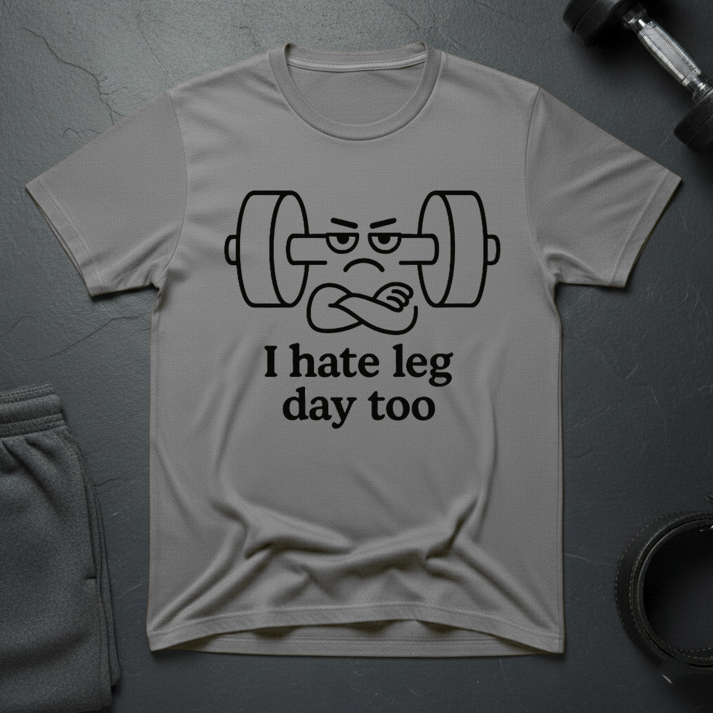 I hate leg day too T-shirt