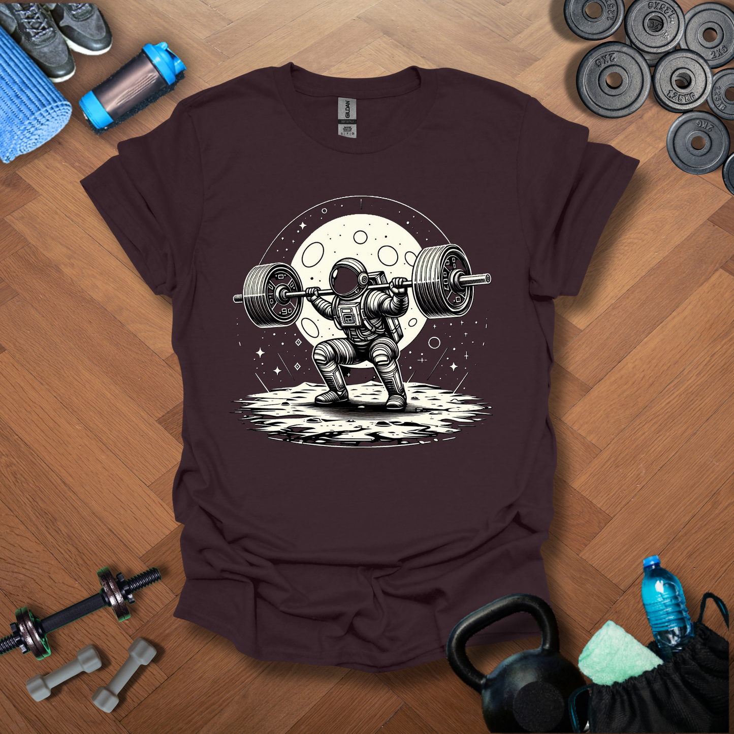 Astronaut Lifting T-shirt