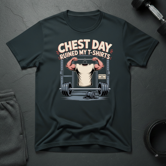 Chest Day Ruined My T-Shirts T-Shirt