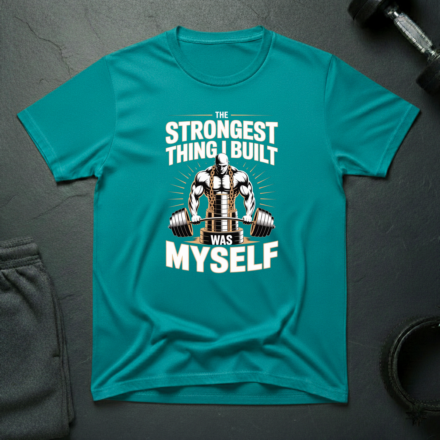 The Strongest Thing I Built Was Myself T-Shirt