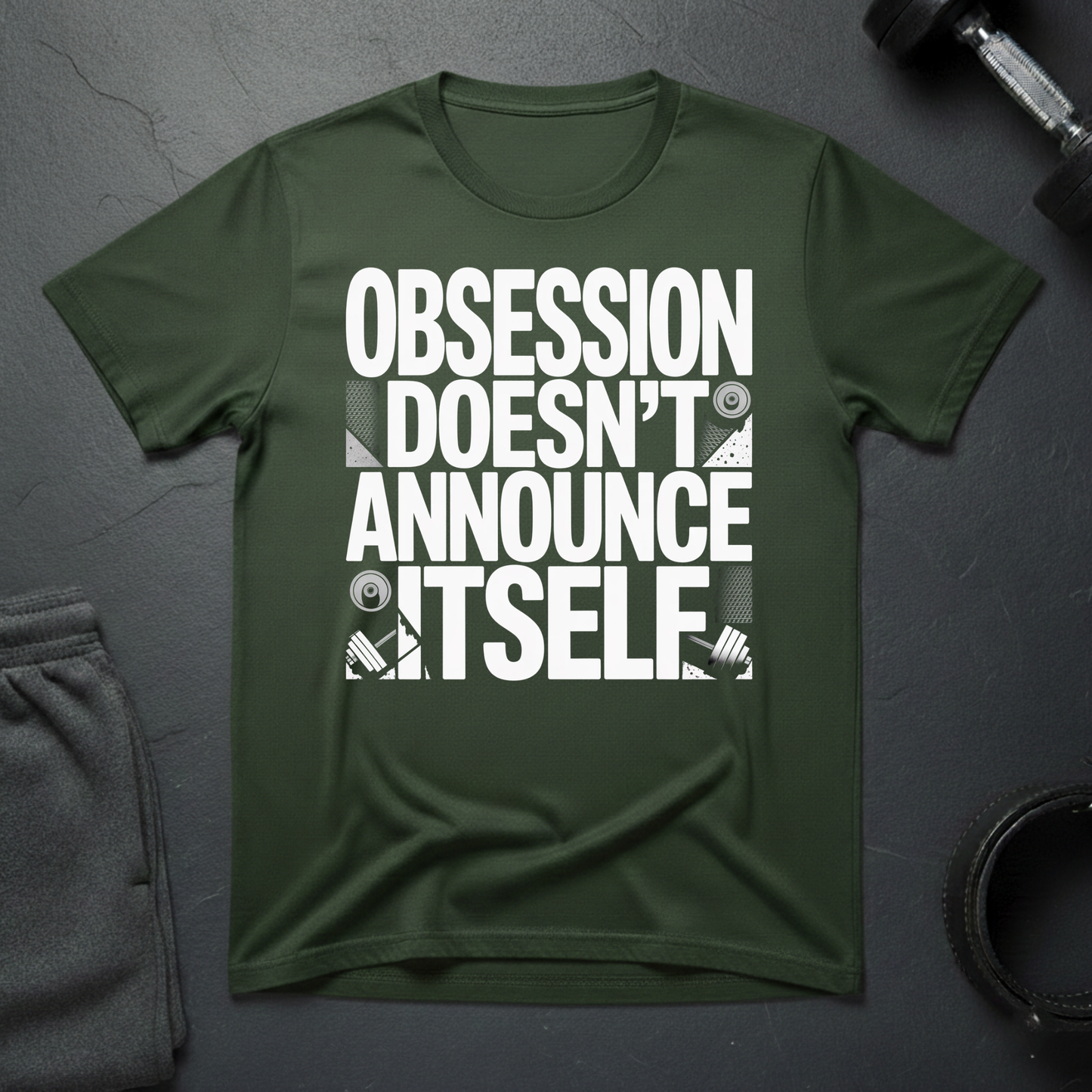 Obsession Doesn't Announce Itself T-Shirt