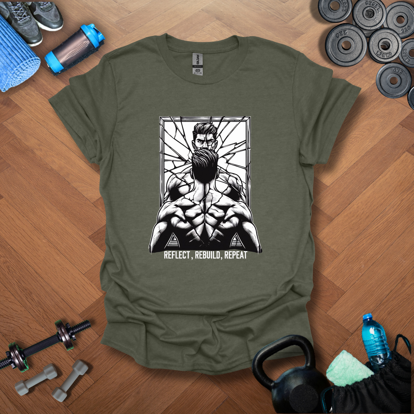 Reflect,Rebuild,Repeat T-Shirt