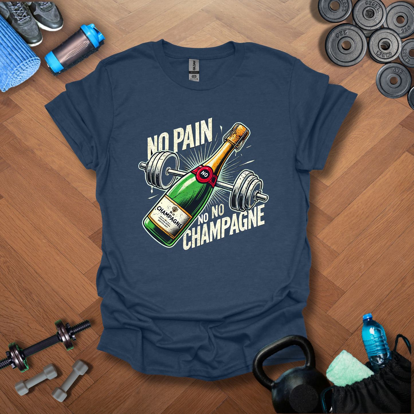 No Pain No Champagne T-Shirt