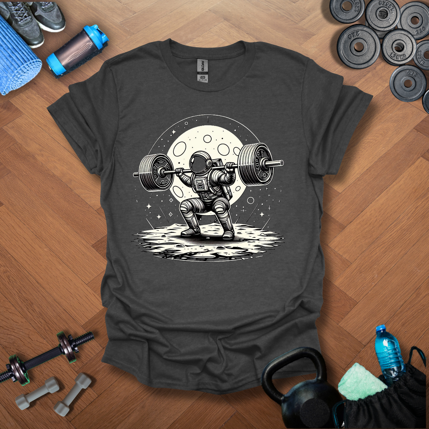 Astronaut Lifting T-shirt
