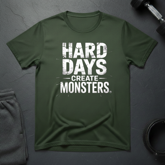 Hard Days Create Monsters T-Shirt