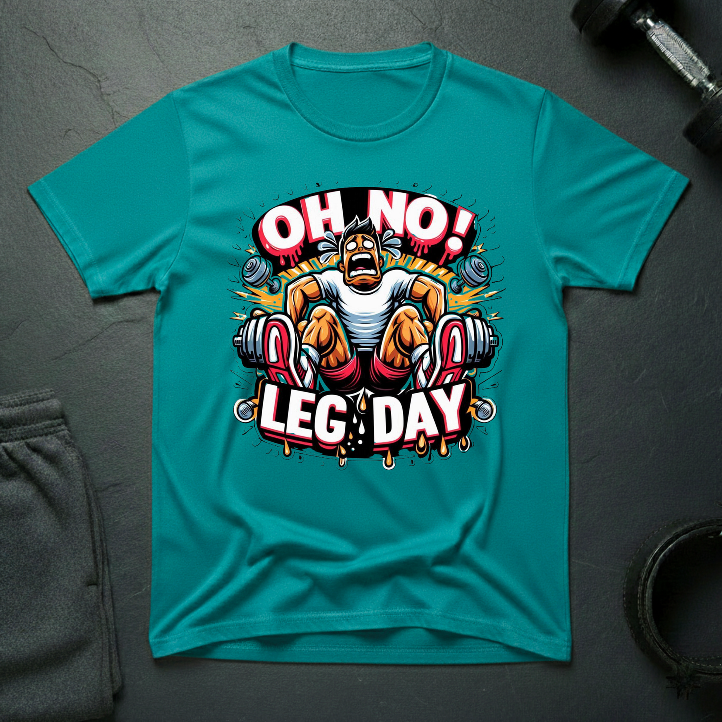 Oh No! Leg Day T-Shirt
