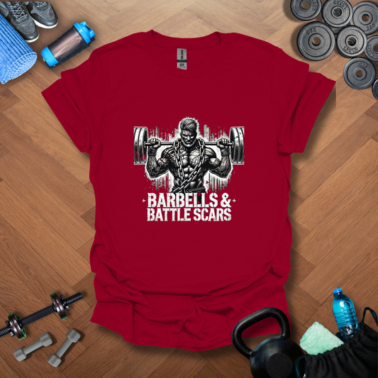 Barbell & Battle Scars T-Shirt