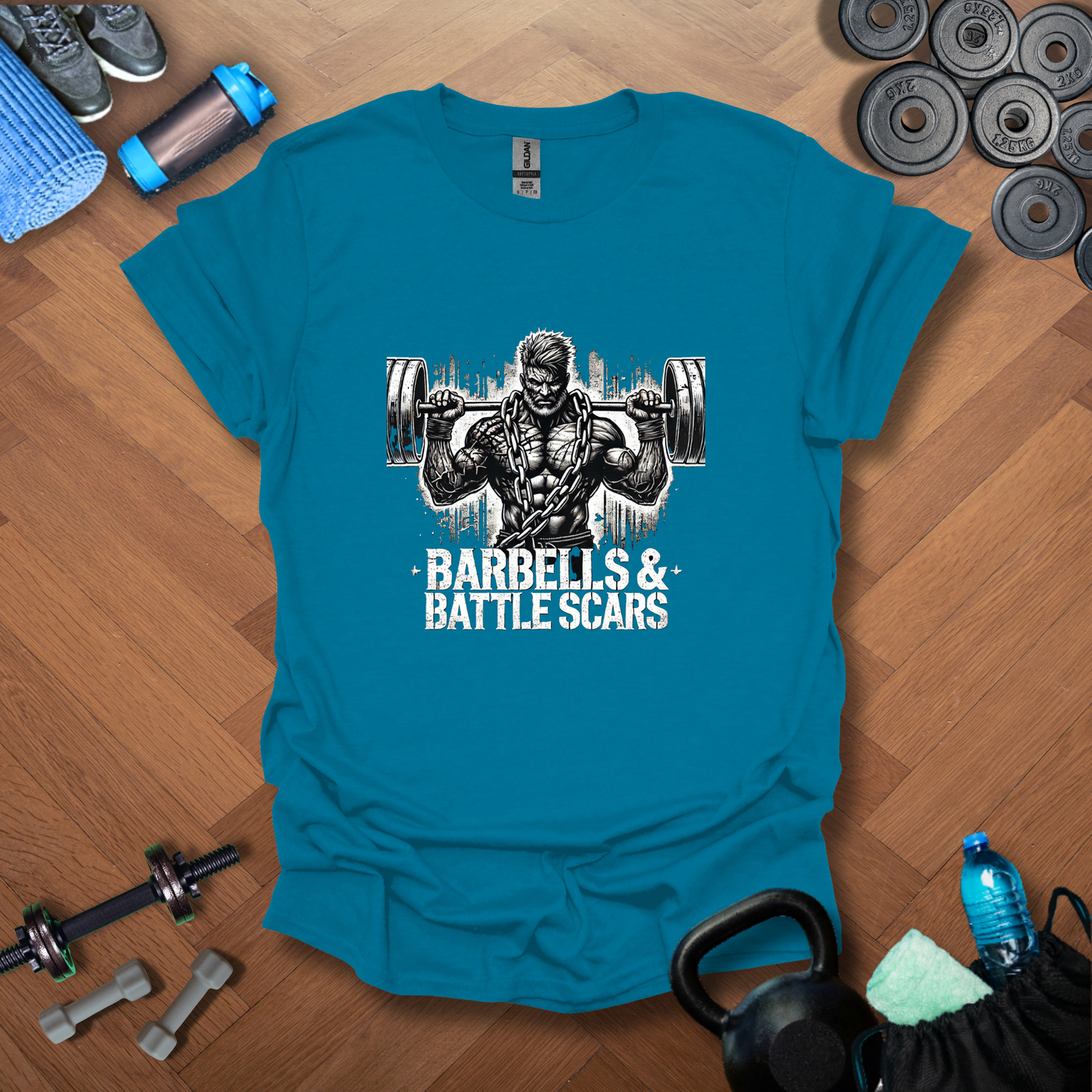 Barbell & Battle Scars T-Shirt