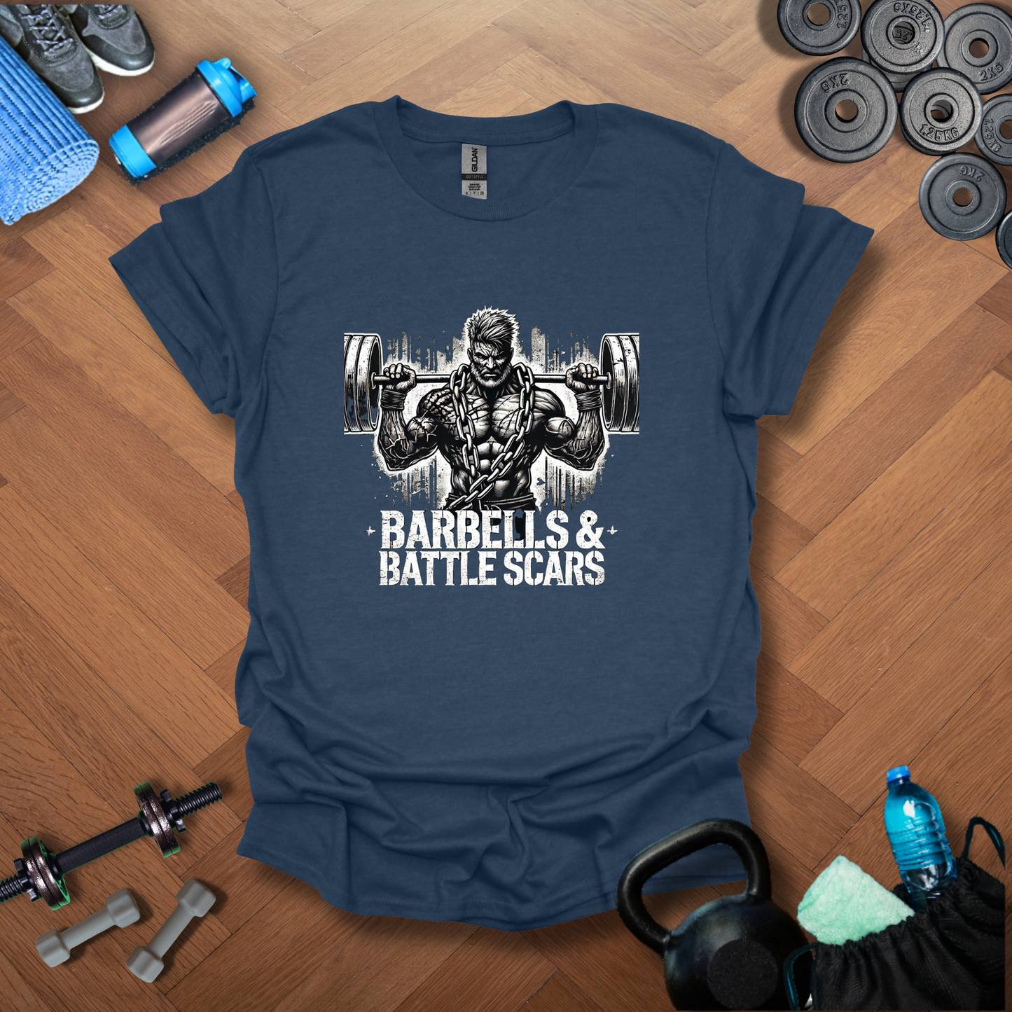 Barbell & Battle Scars T-Shirt