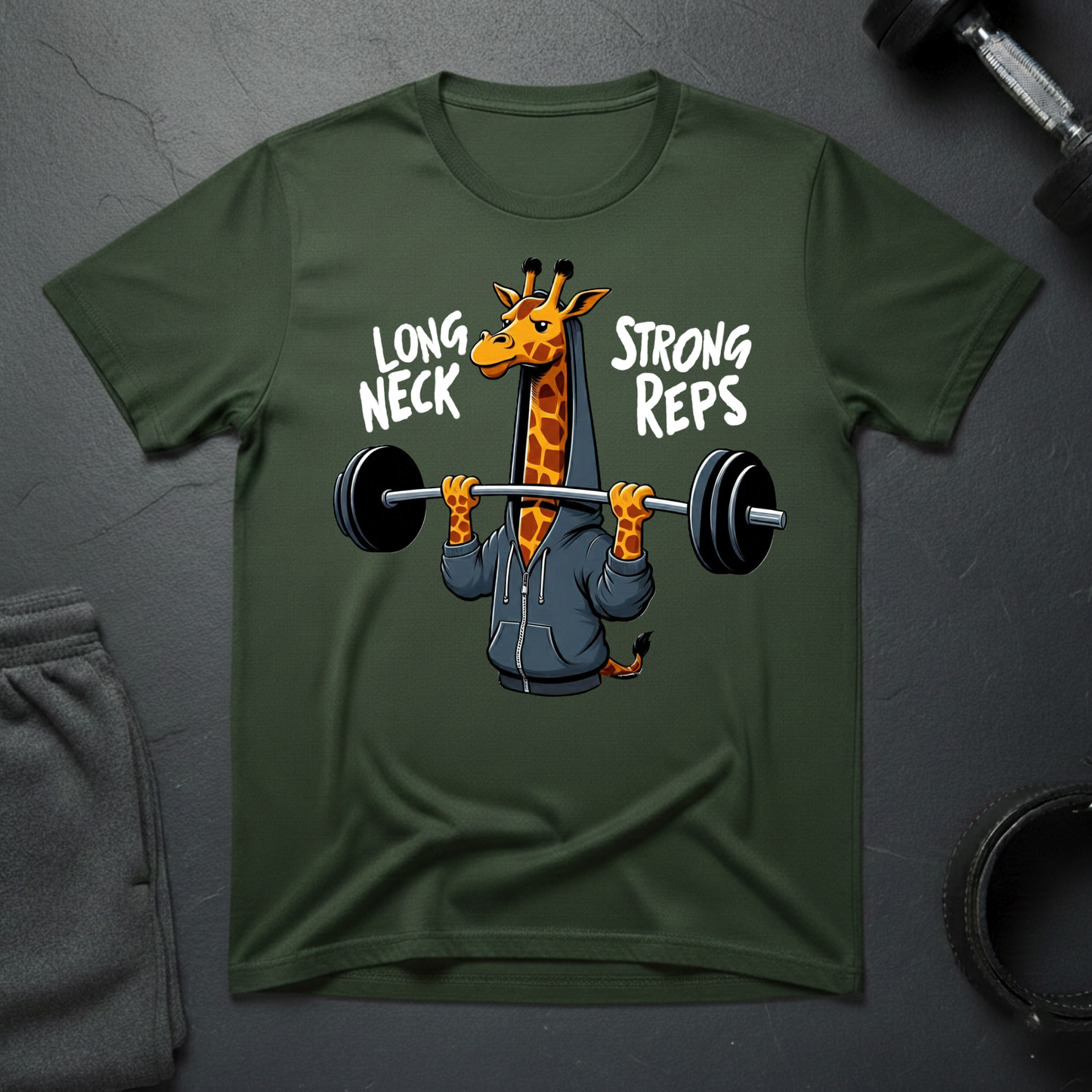 Long Neck Strong Reps T-shirt