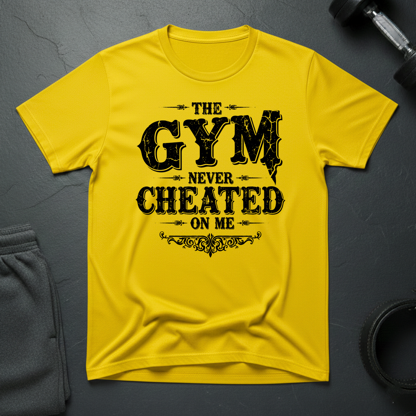 The Gym Never Cheated On Me T-Shirt