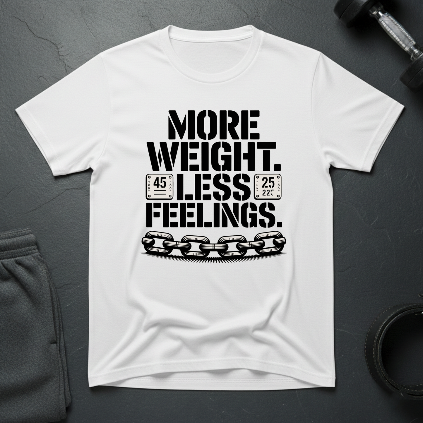 More Weight Less Feelings T-Shirt