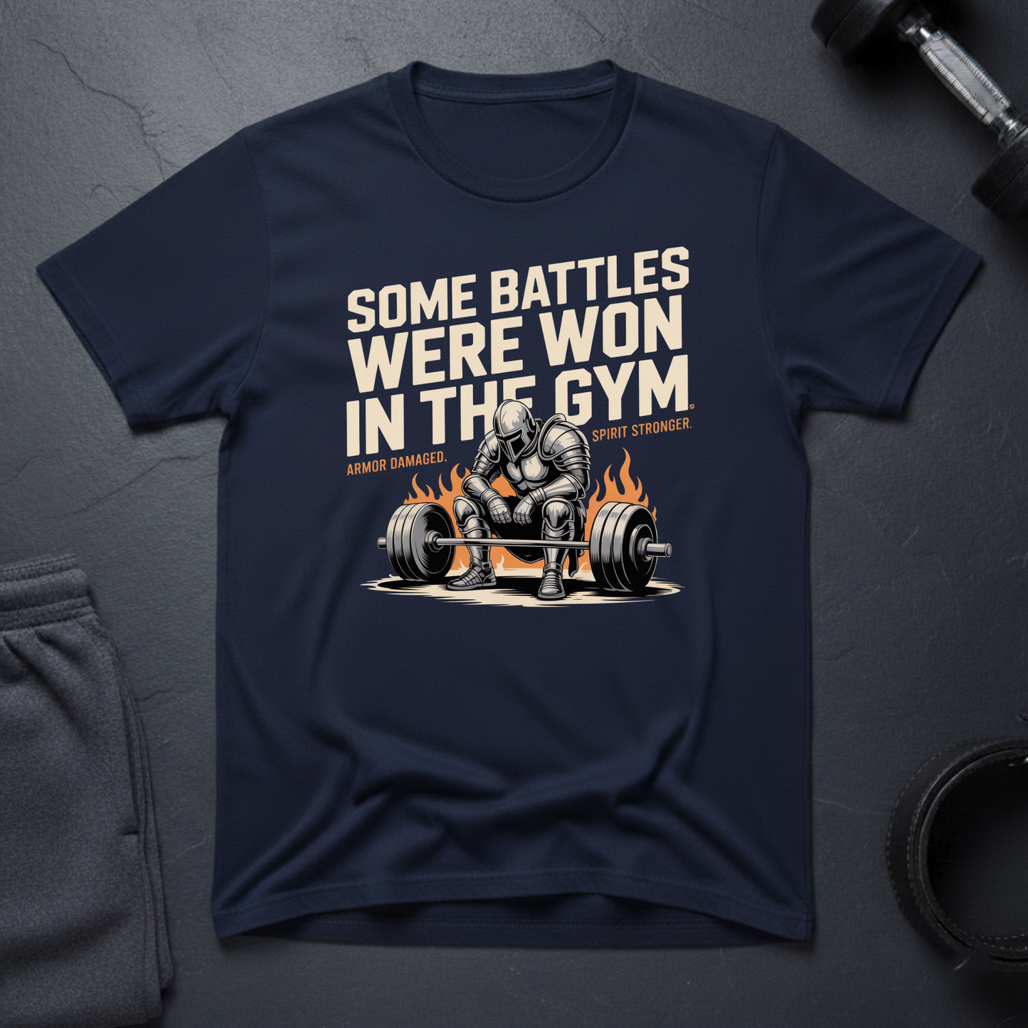 Some Battles Were Won In The Gym T-Shirt
