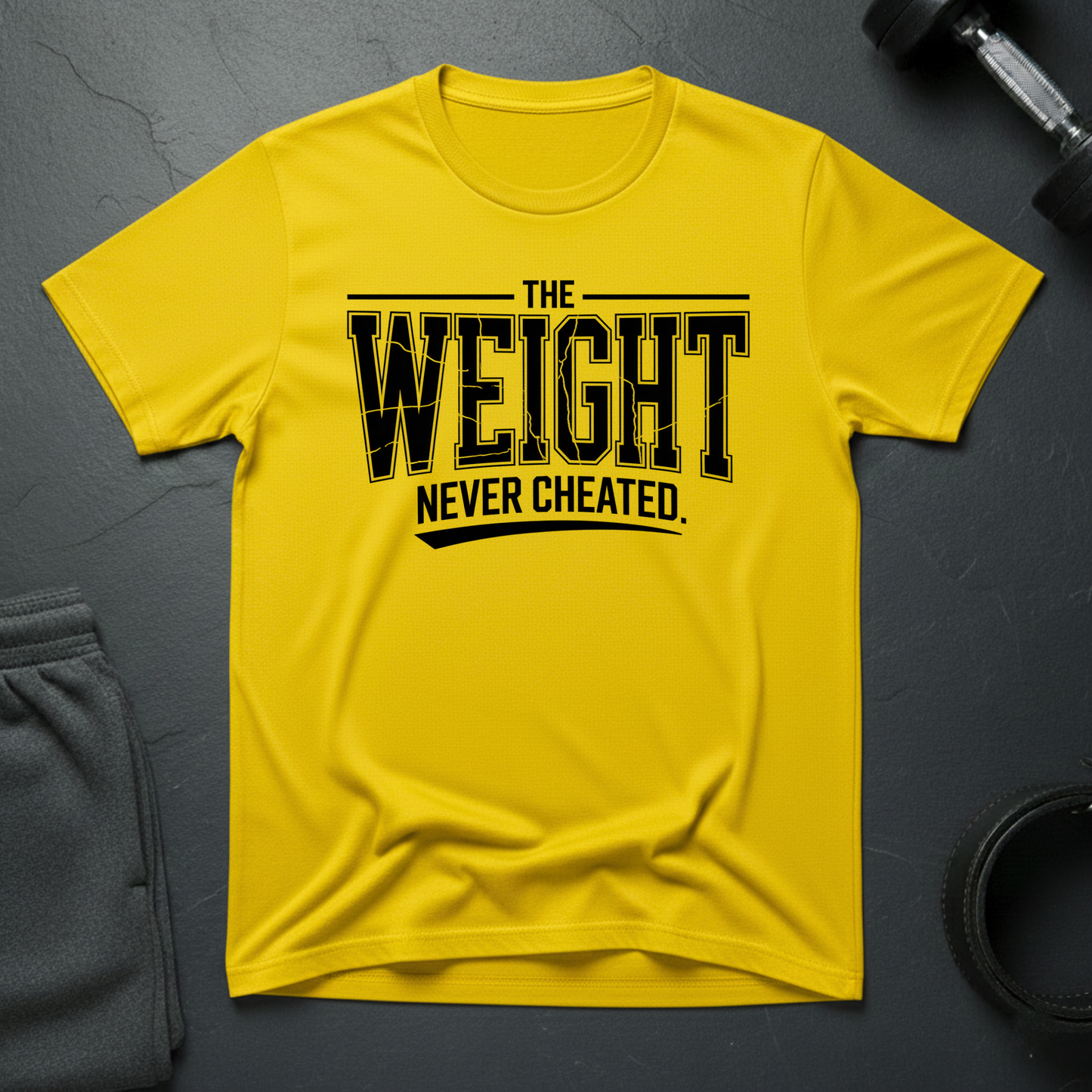 The Weight Never Cheated T-Shirt