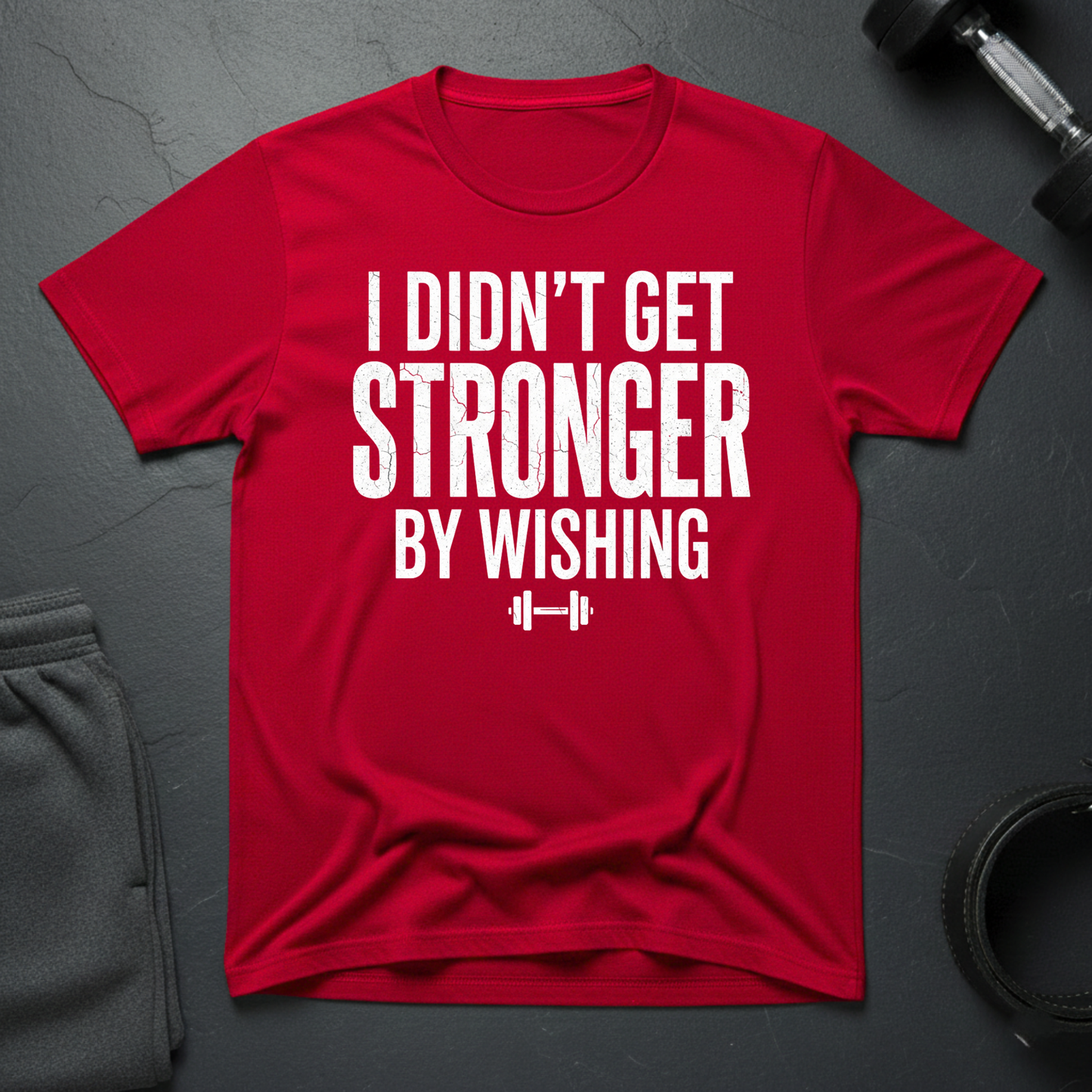 I Didn't Get Stronger By Wishing T-Shirt
