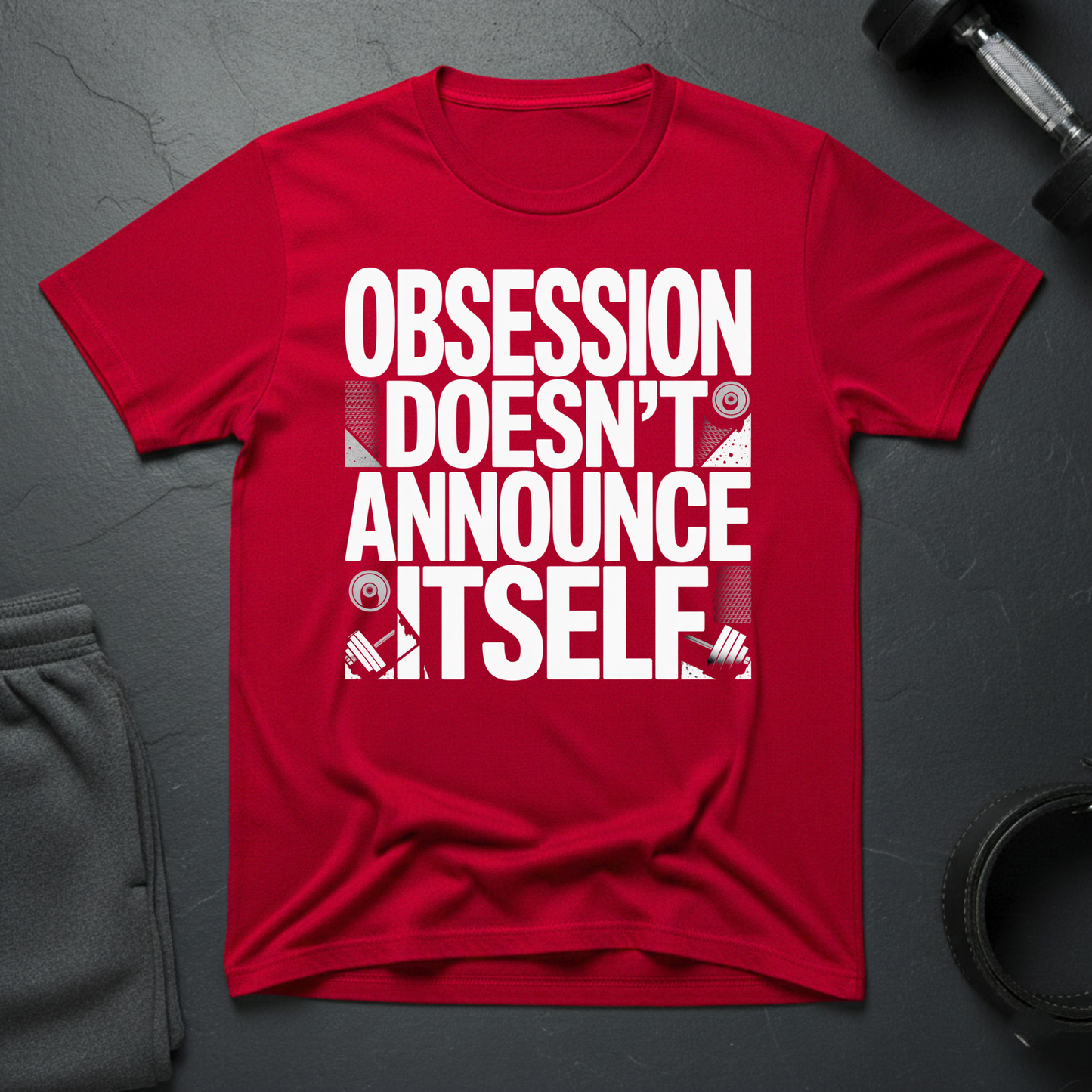 Obsession Doesn't Announce Itself T-Shirt