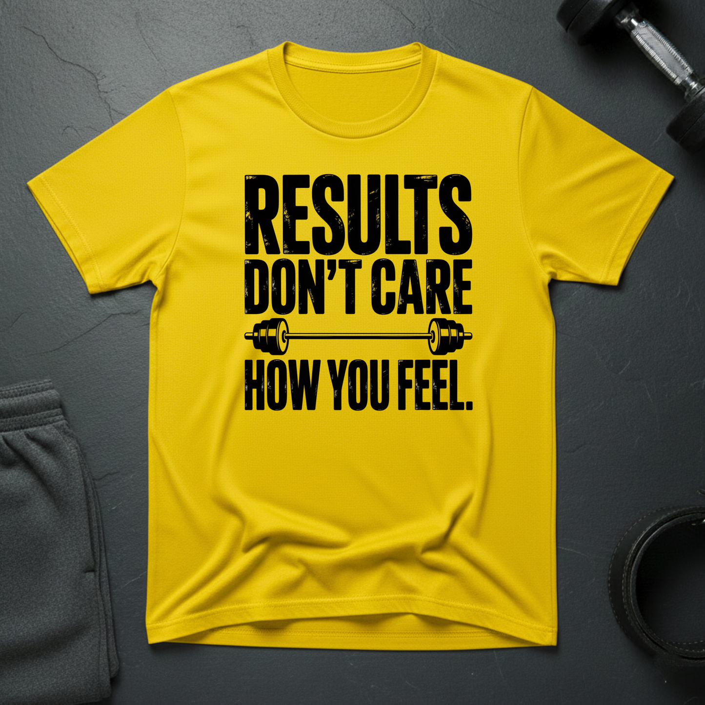 Results Don't Care How You Feel T-Shirt