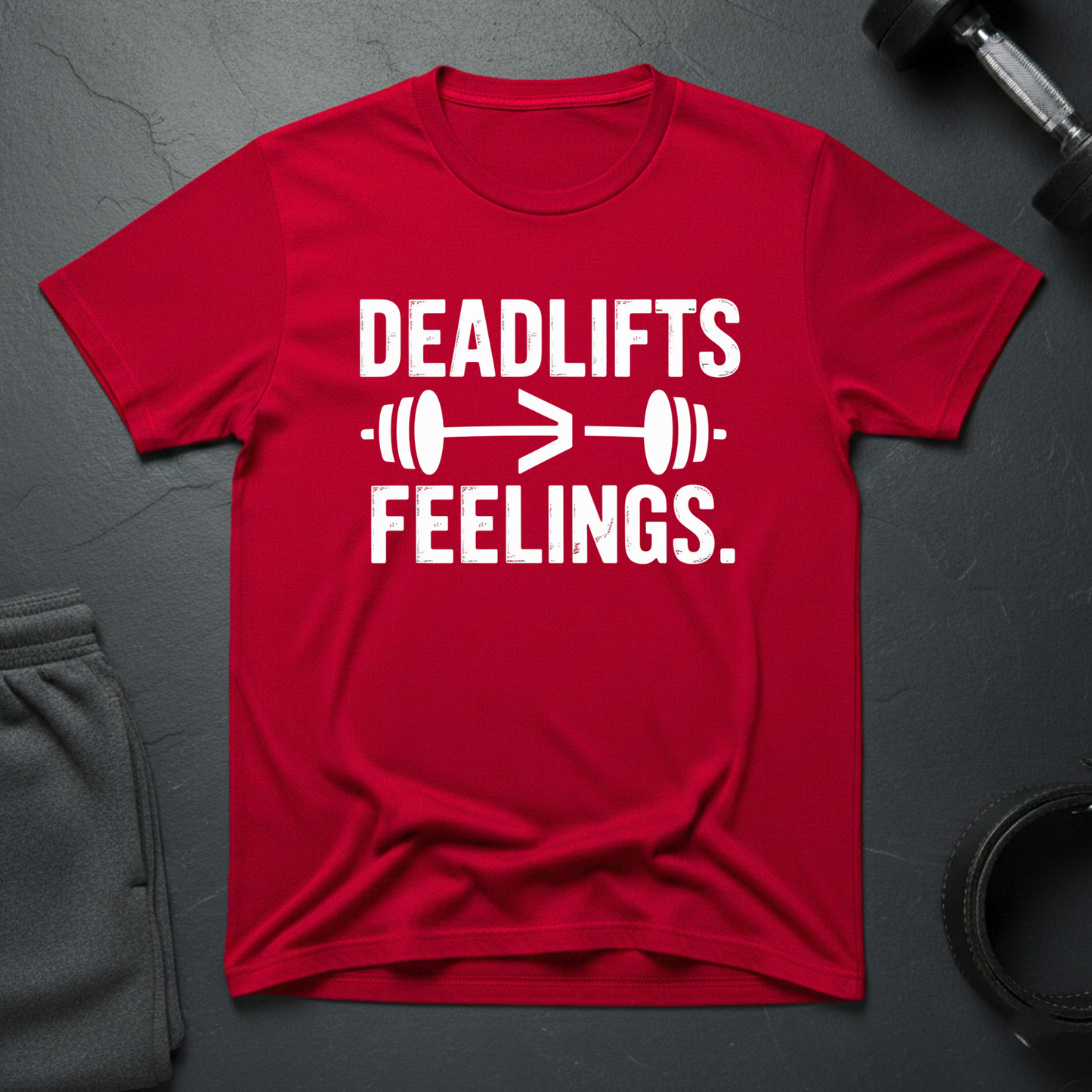 Deadlift Is Greater Than Feelings T-Shirt