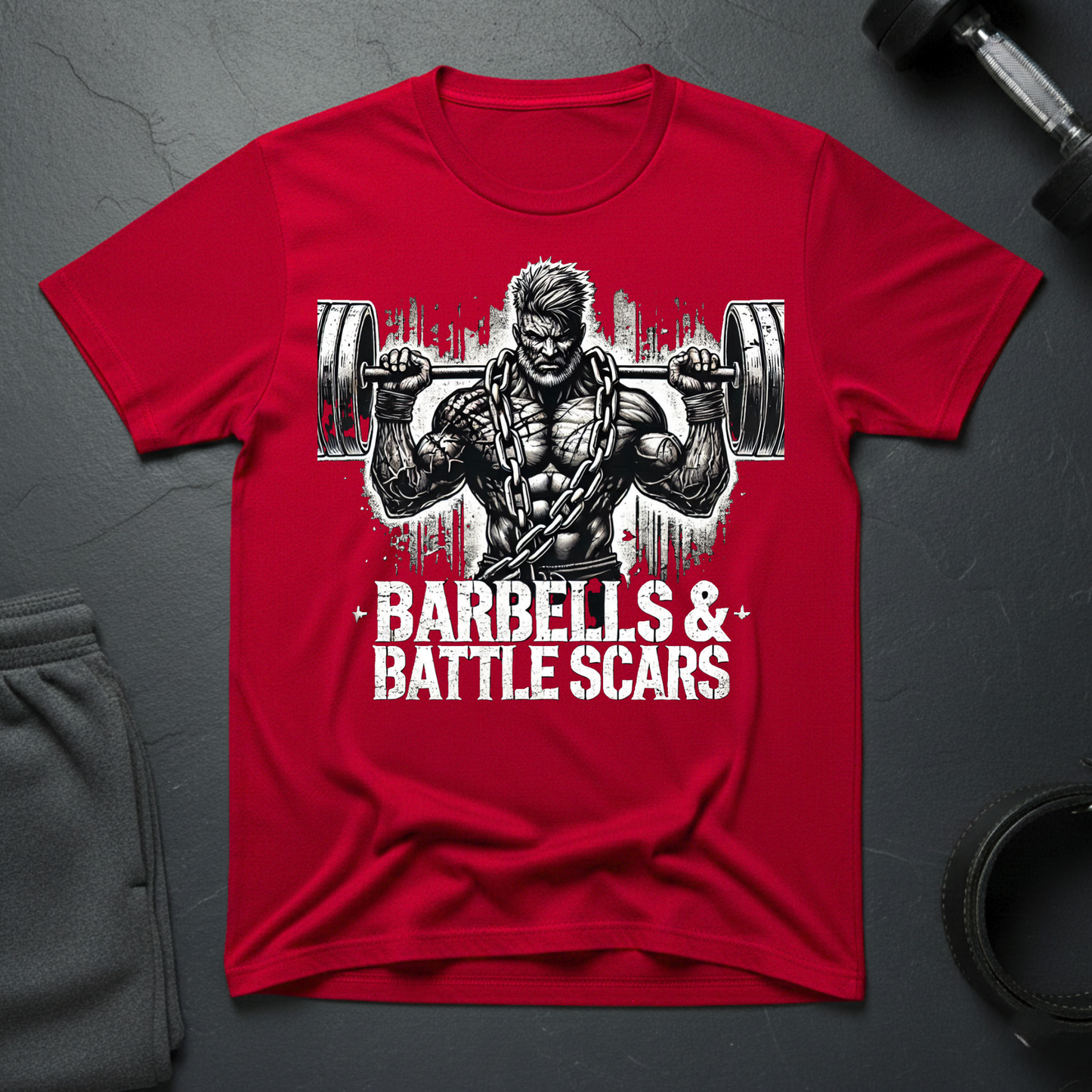 Barbells & Battle Scars T-Shirt