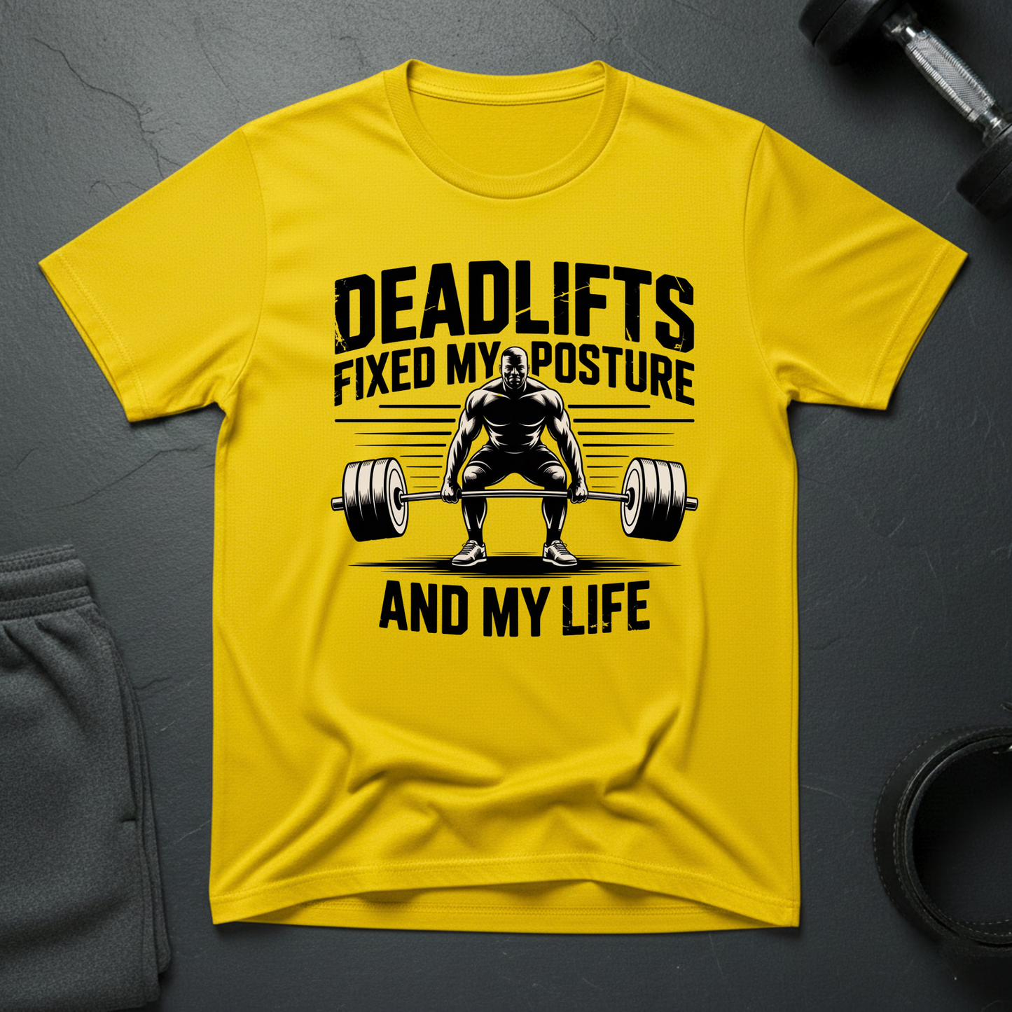 Deadlifts Fixed My Posture And My Life T-Shirt