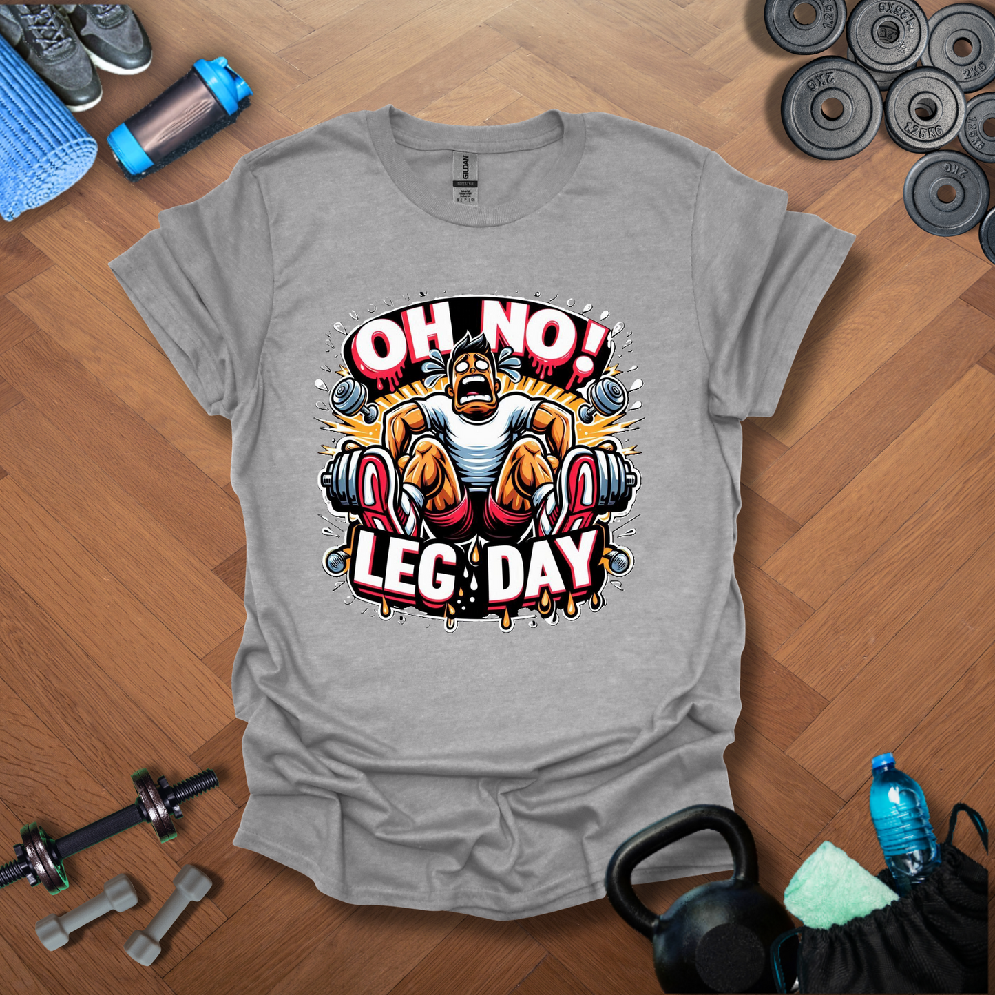 Oh No! Leg Day T-Shirt
