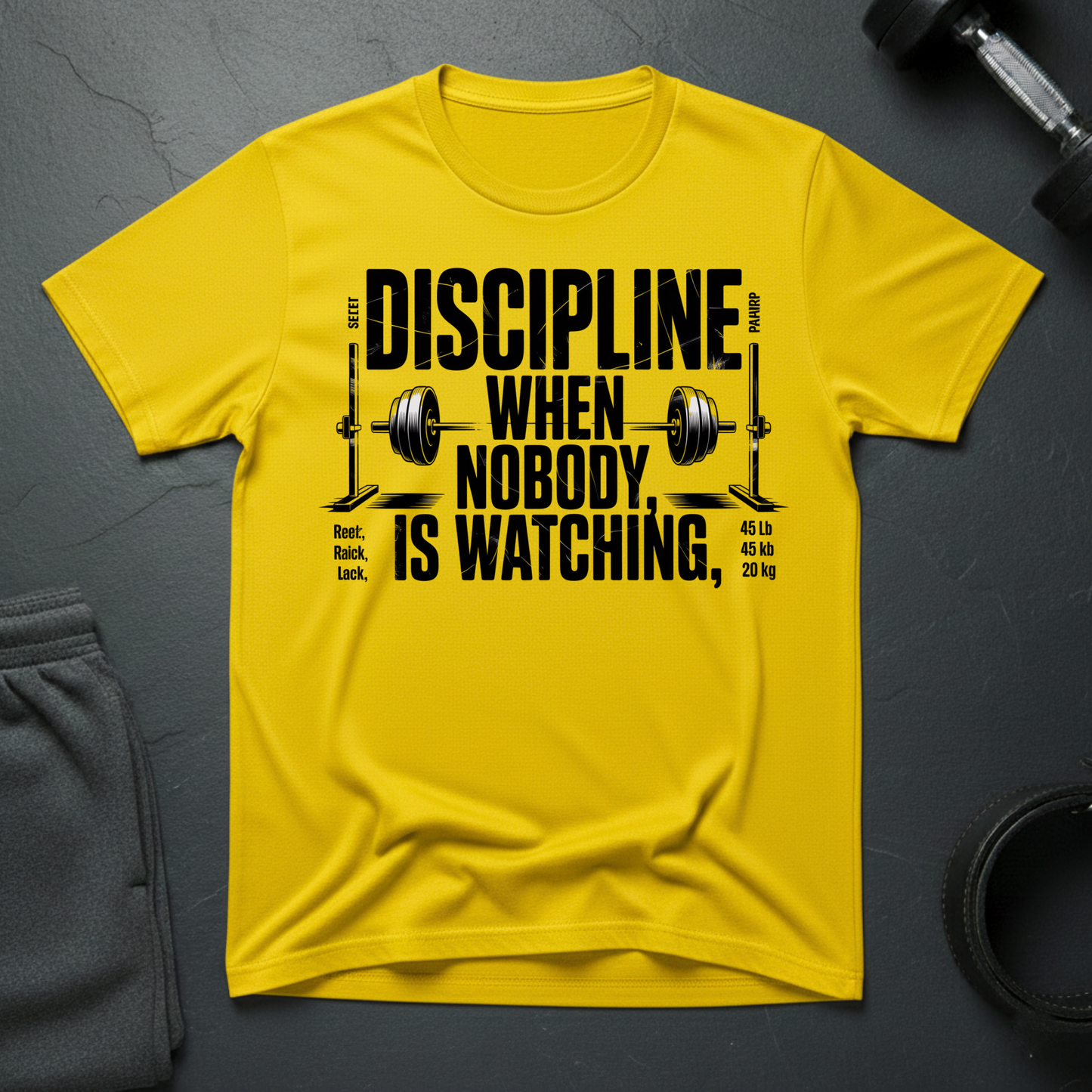 Discipline When Nobody Is Watching T-Shirt