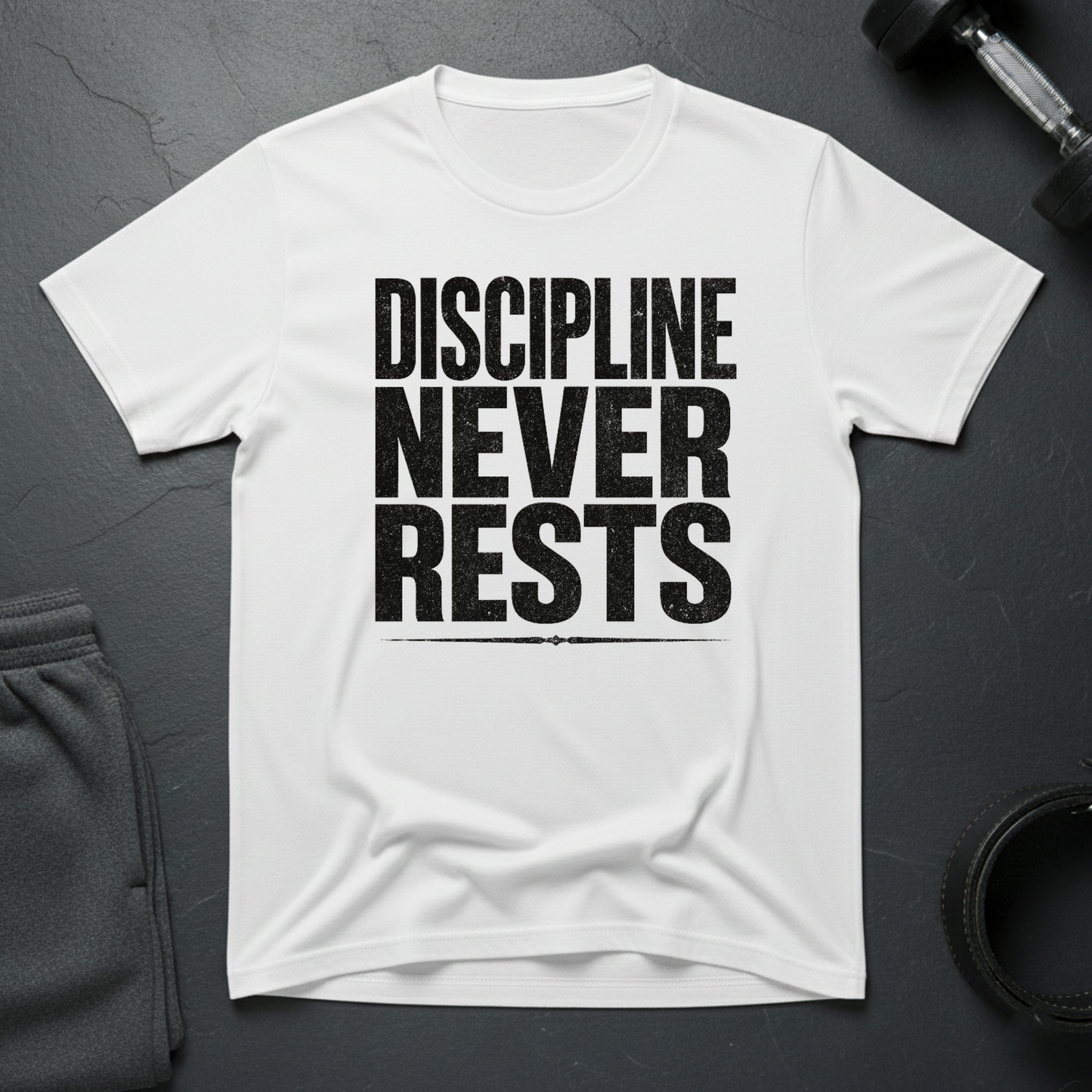 Discipline Never Rests T-Shirt