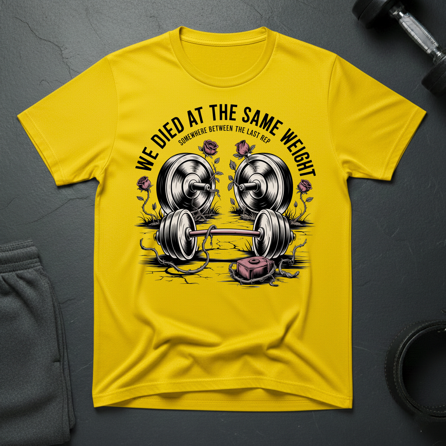 We Died At The Same Weight T-Shirt