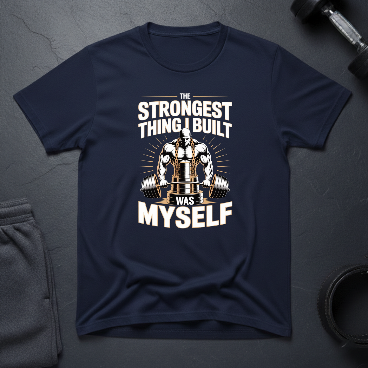 The Strongest Thing I Built Was Myself T-Shirt