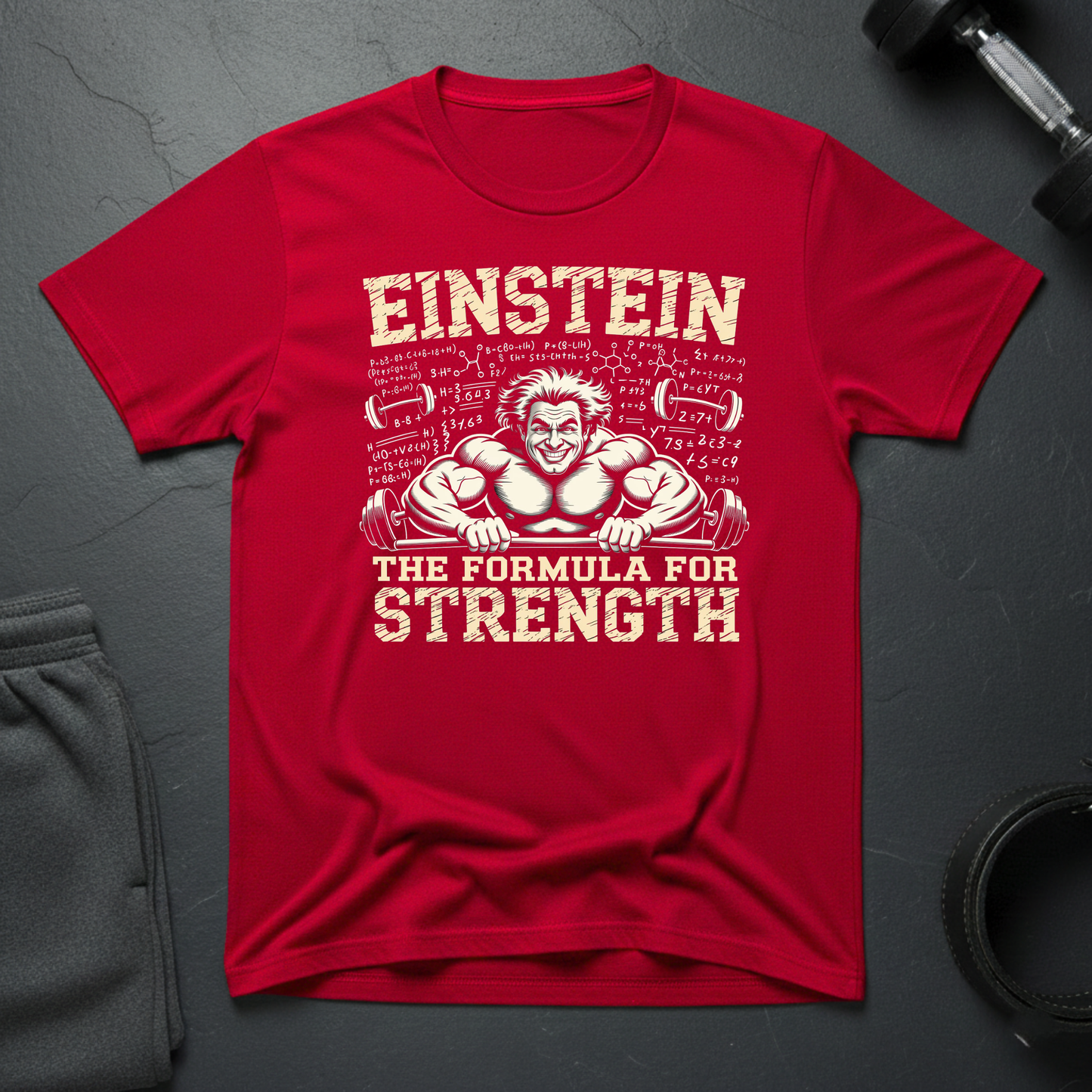 Einstein The Formula For Strength T-Shirt