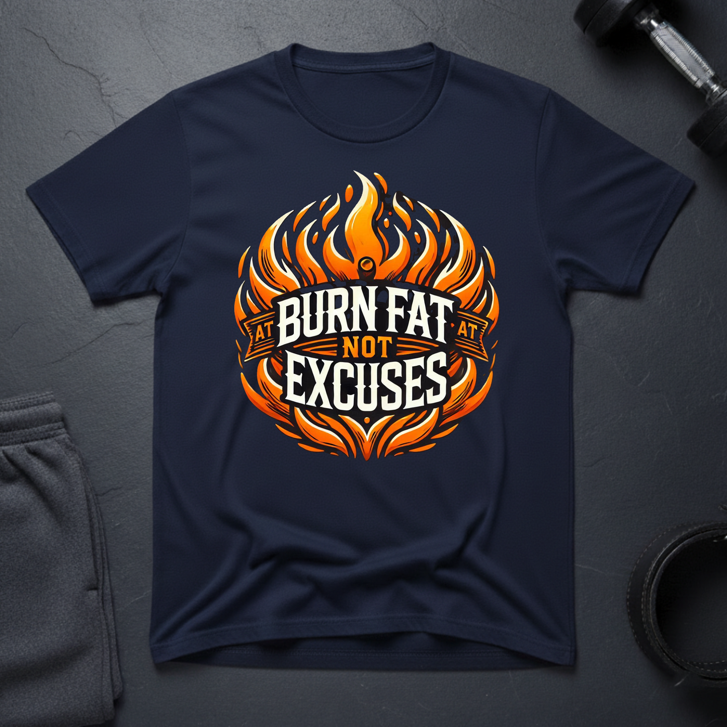 Burn Fat Not Excuses T-Shirt