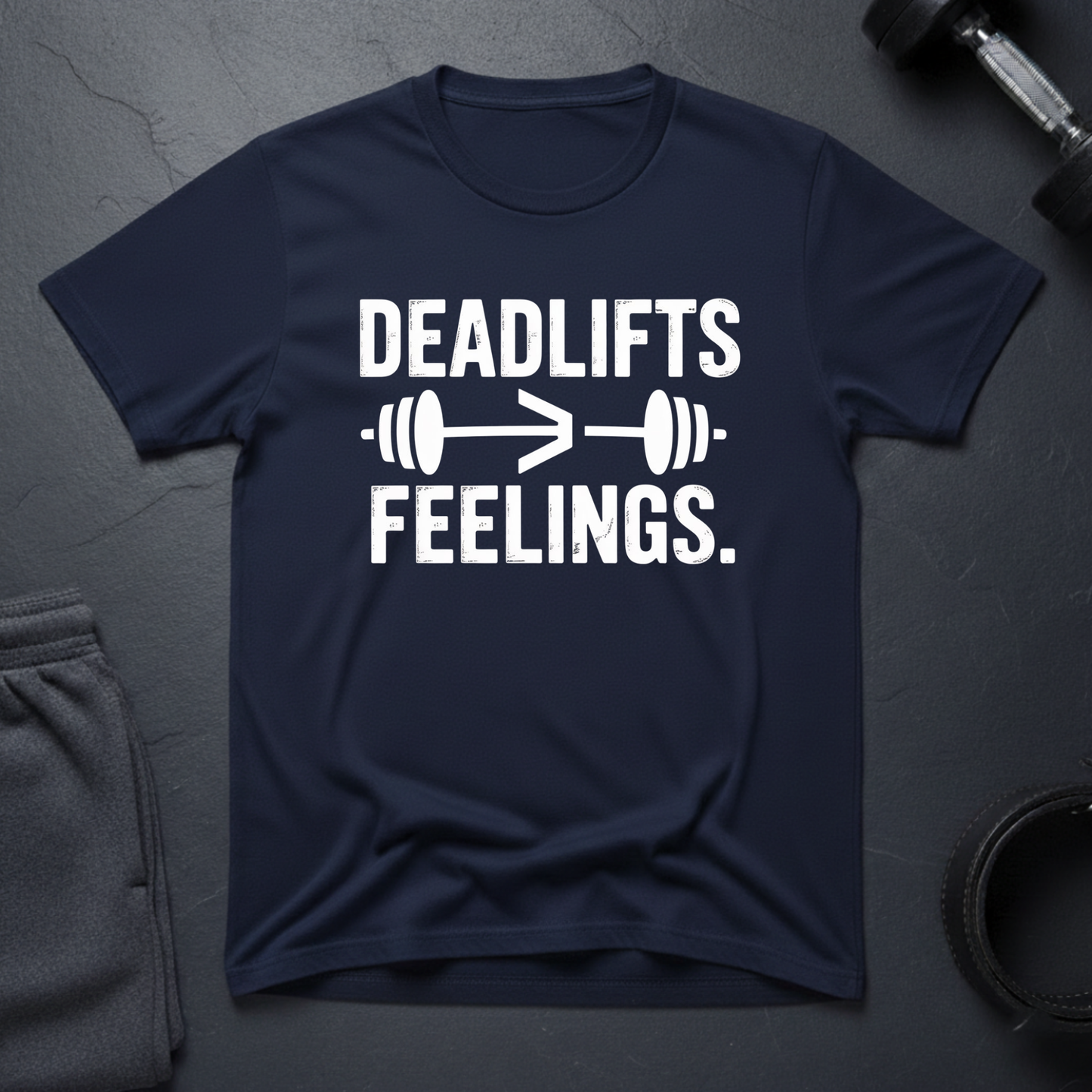 Deadlift Is Greater Than Feelings T-Shirt