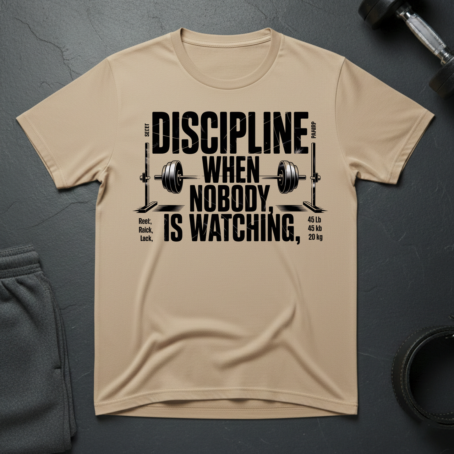 Discipline When Nobody Is Watching T-Shirt