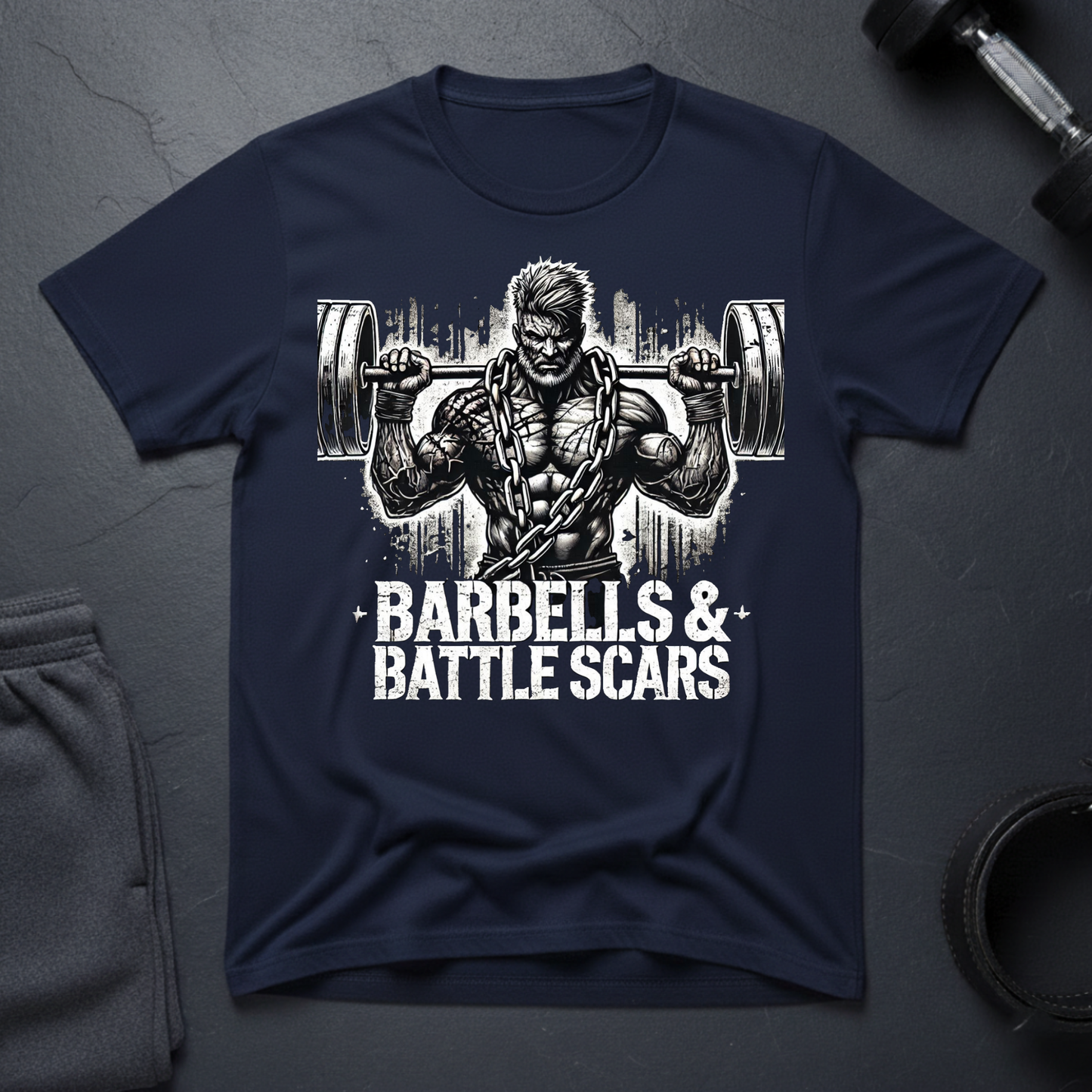 Barbells & Battle Scars T-Shirt