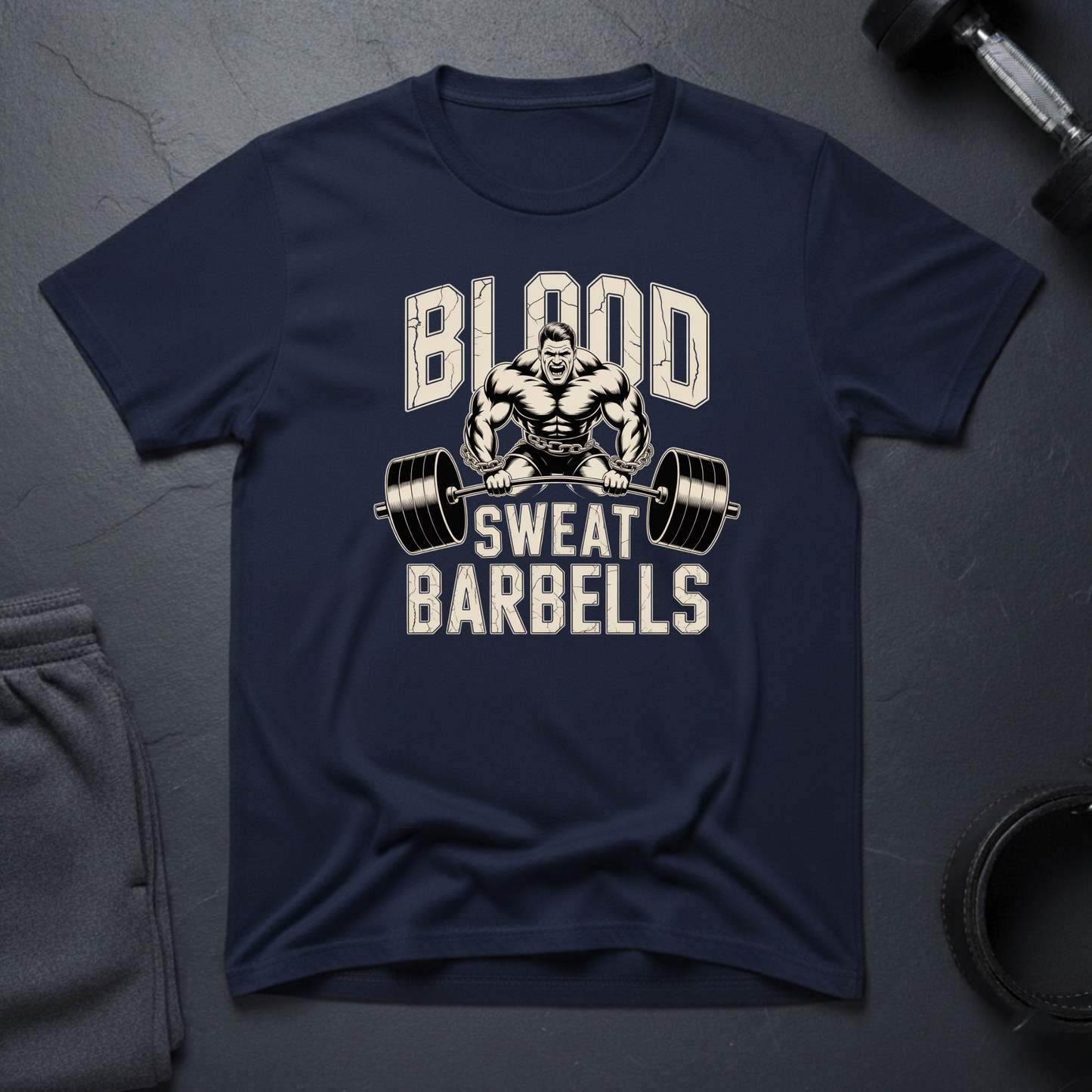 Blood Sweats Barbells T-Shirt