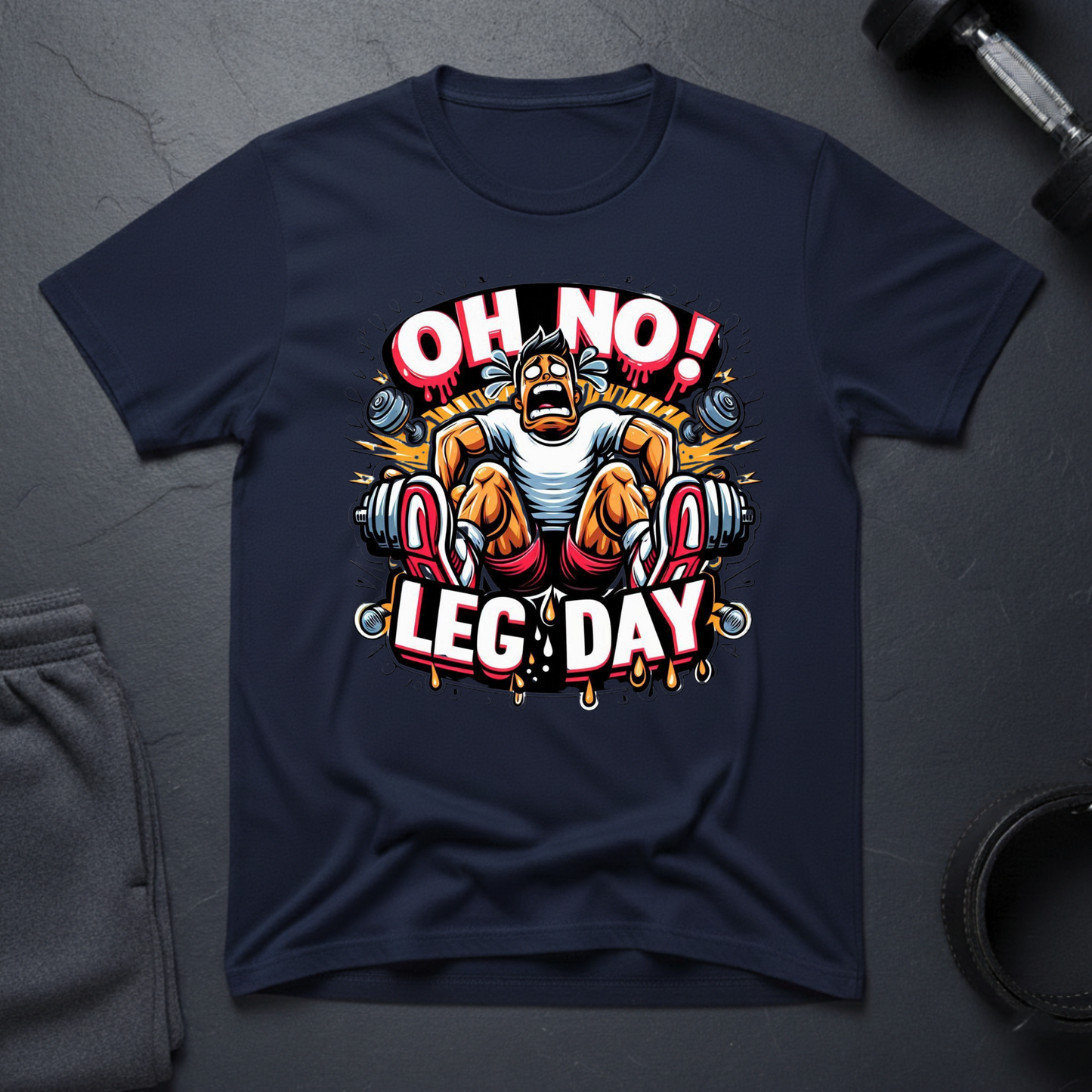 Oh No! Leg Day T-Shirt