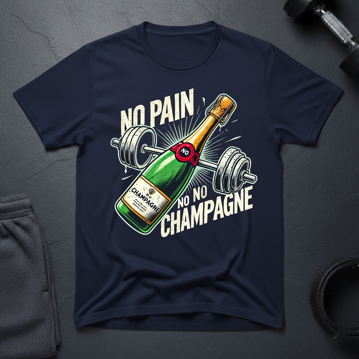 No Pain No Champagne T-Shirt