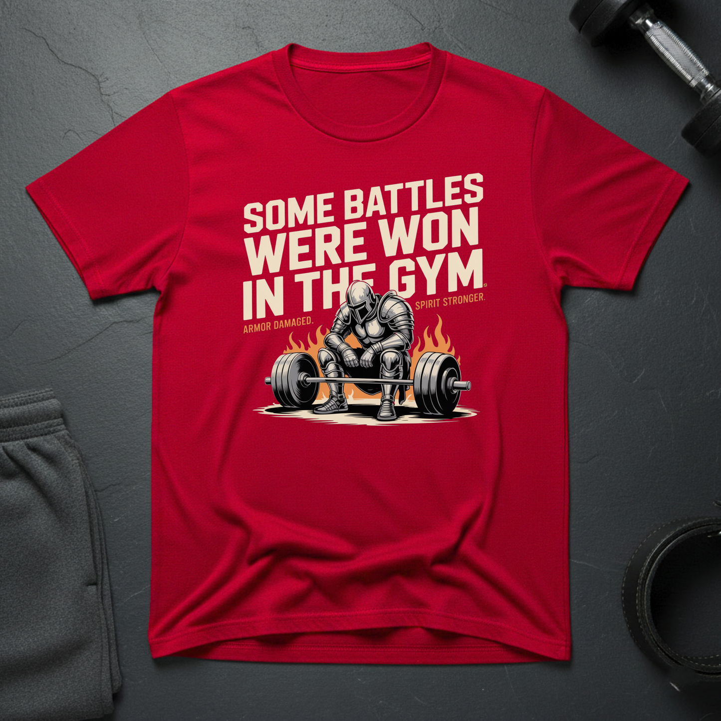 Some Battles Were Won In The Gym T-Shirt