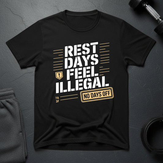 Rest Days Feel Illegal T-Shirt