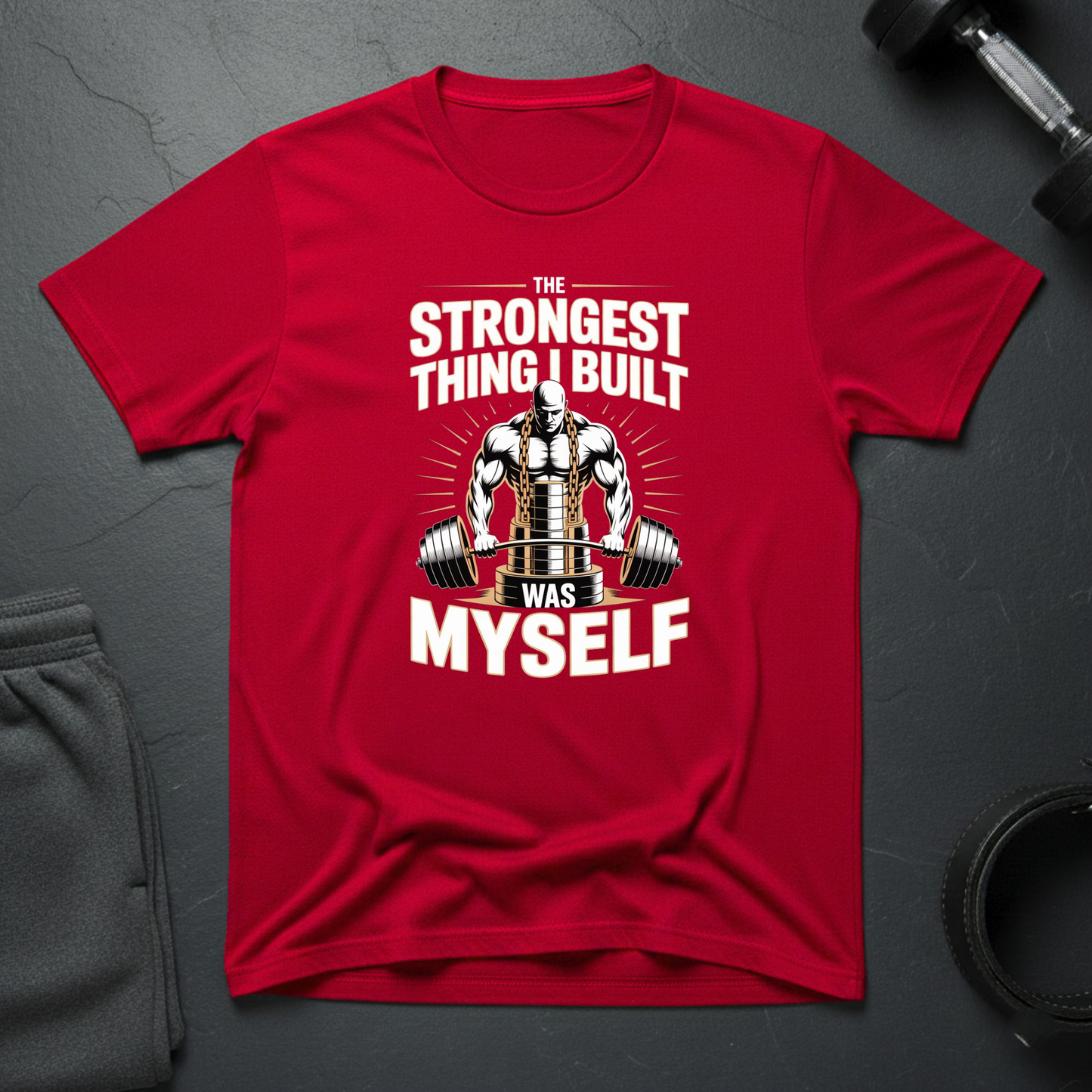 The Strongest Thing I Built Was Myself T-Shirt