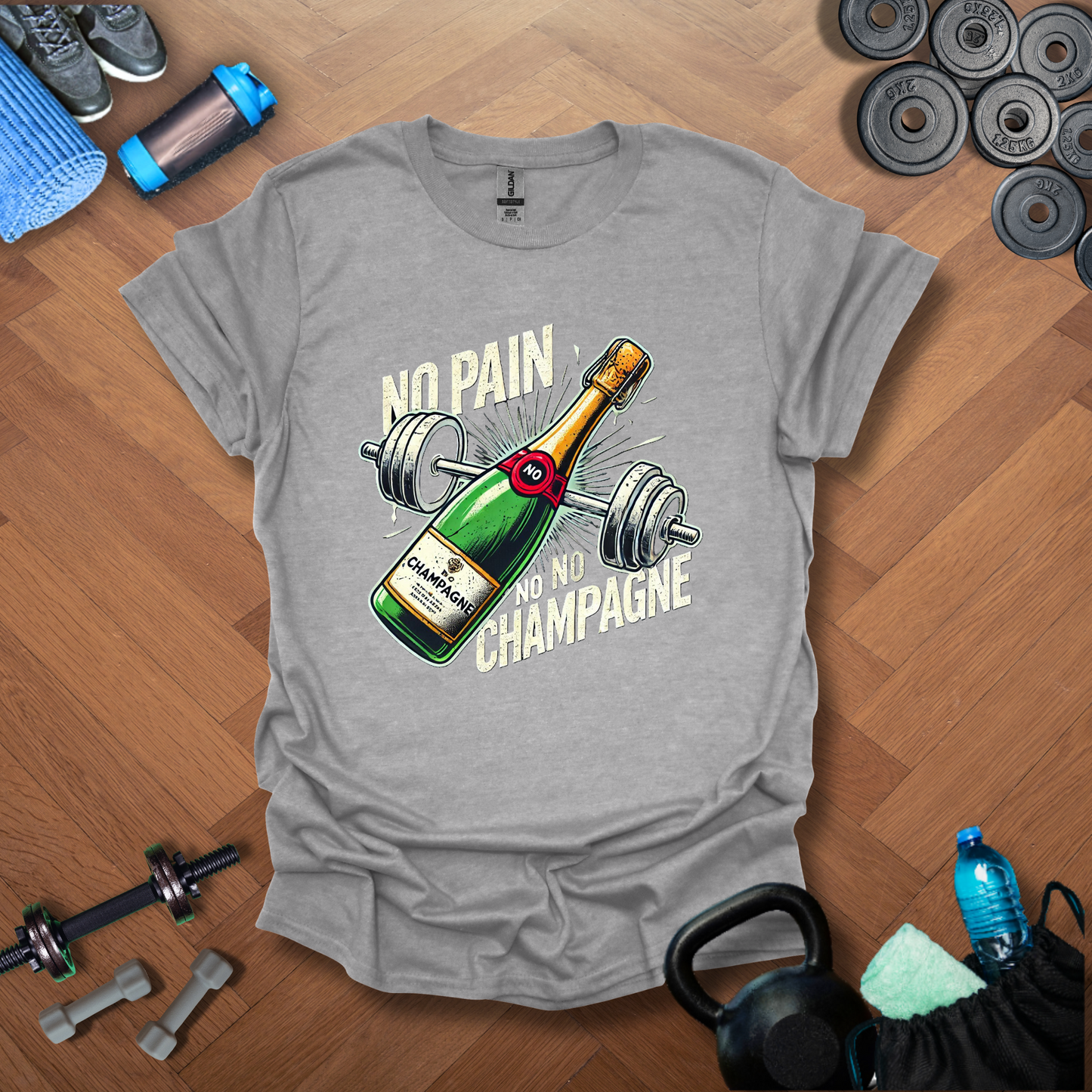 No Pain No Champagne T-Shirt