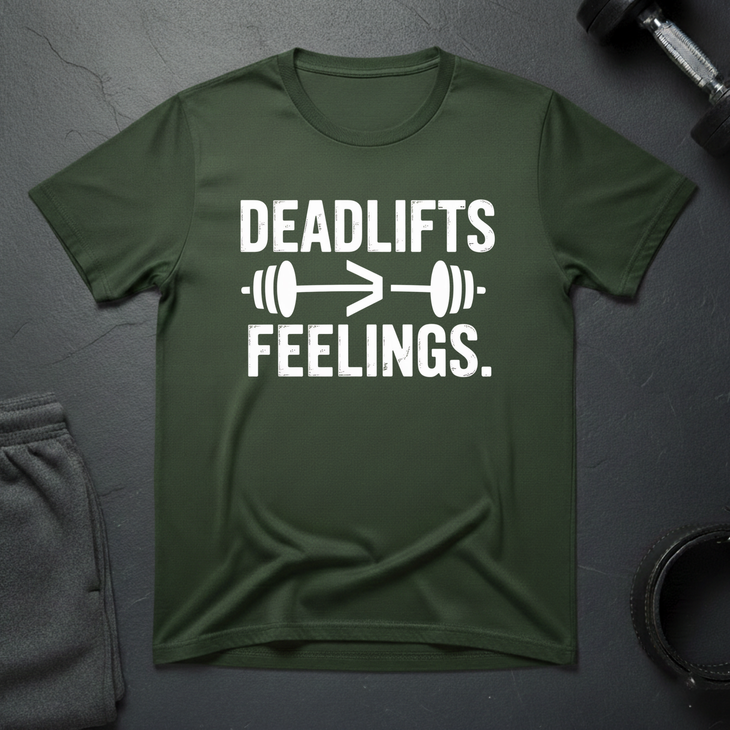 Deadlift Is Greater Than Feelings T-Shirt
