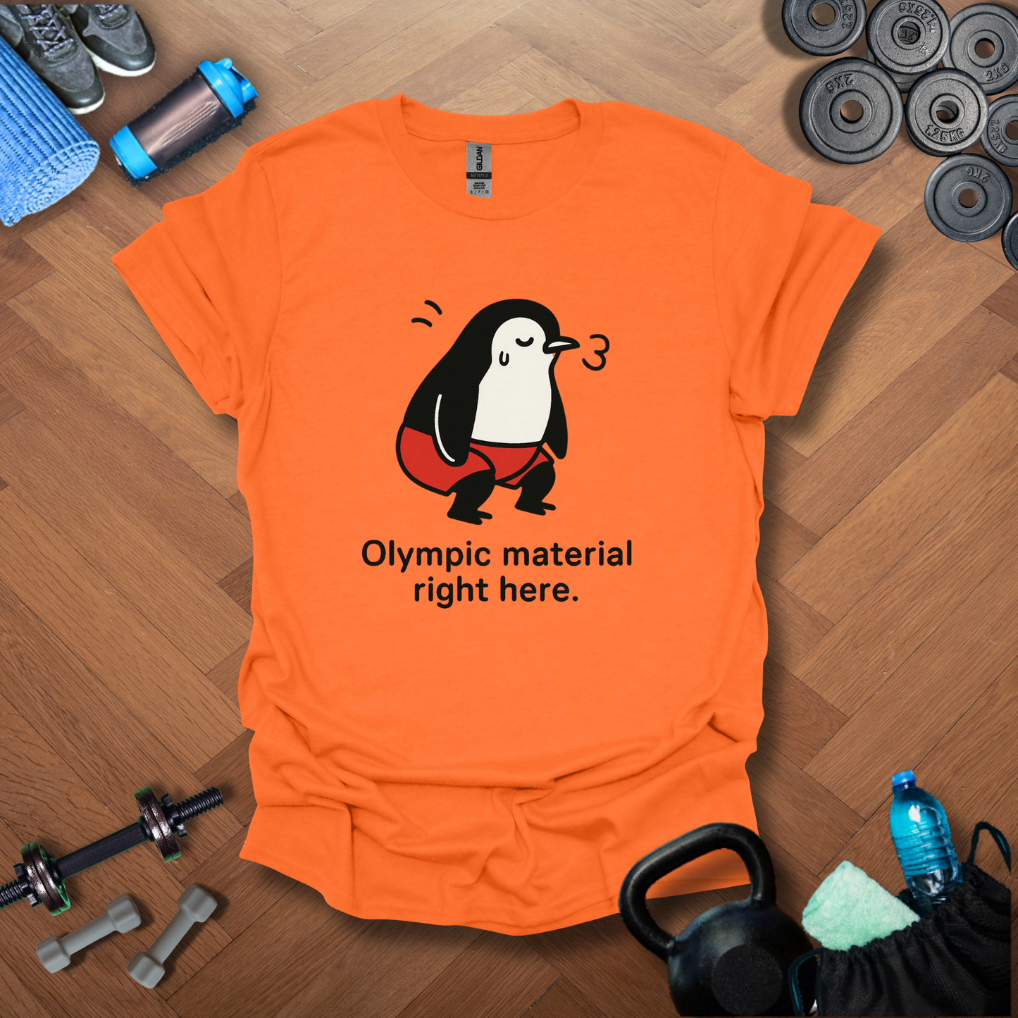 Olympic material right here T-shirt