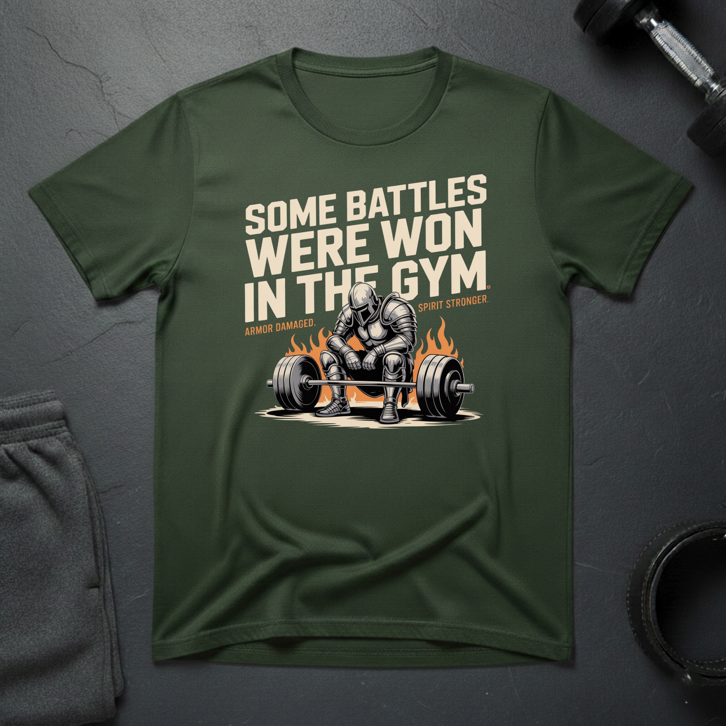 Some Battles Were Won In The Gym T-Shirt