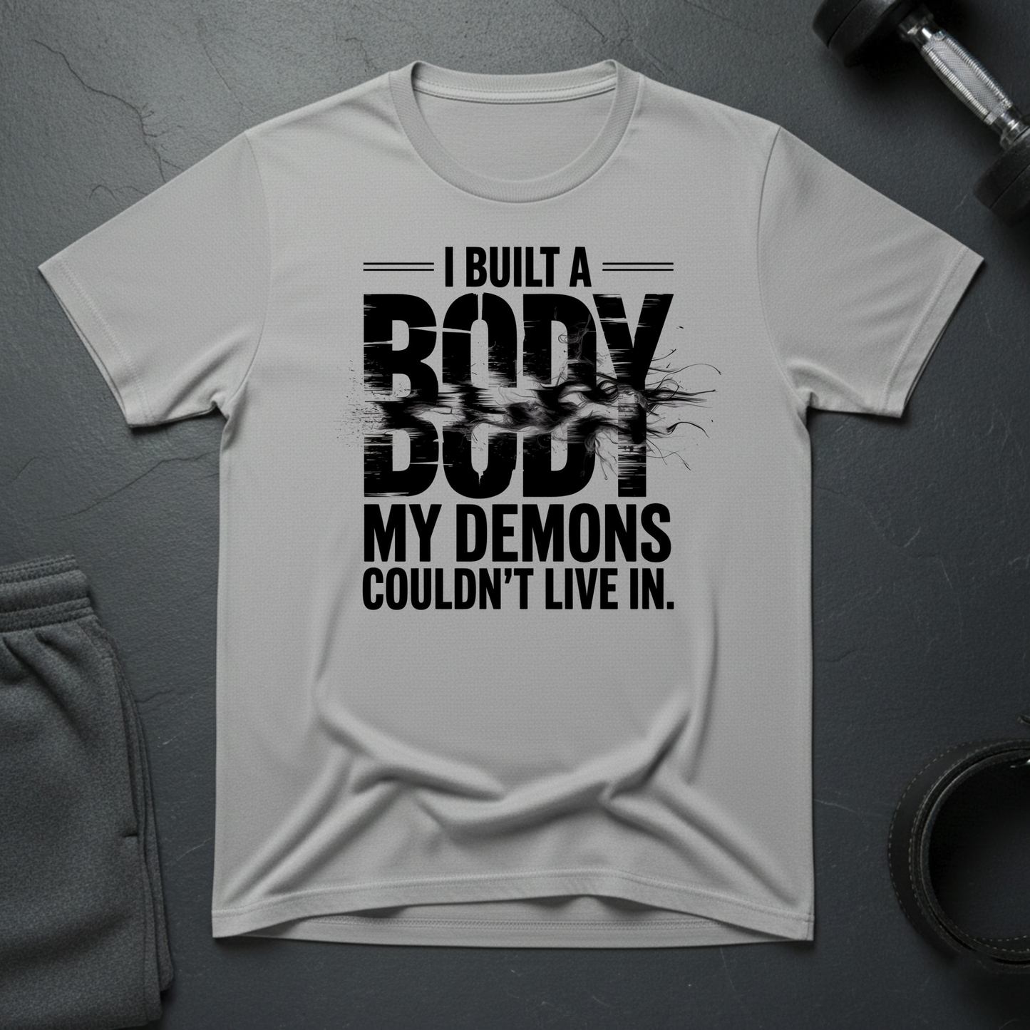 I Built A Body My Demons Couldn't Live In T-Shirt
