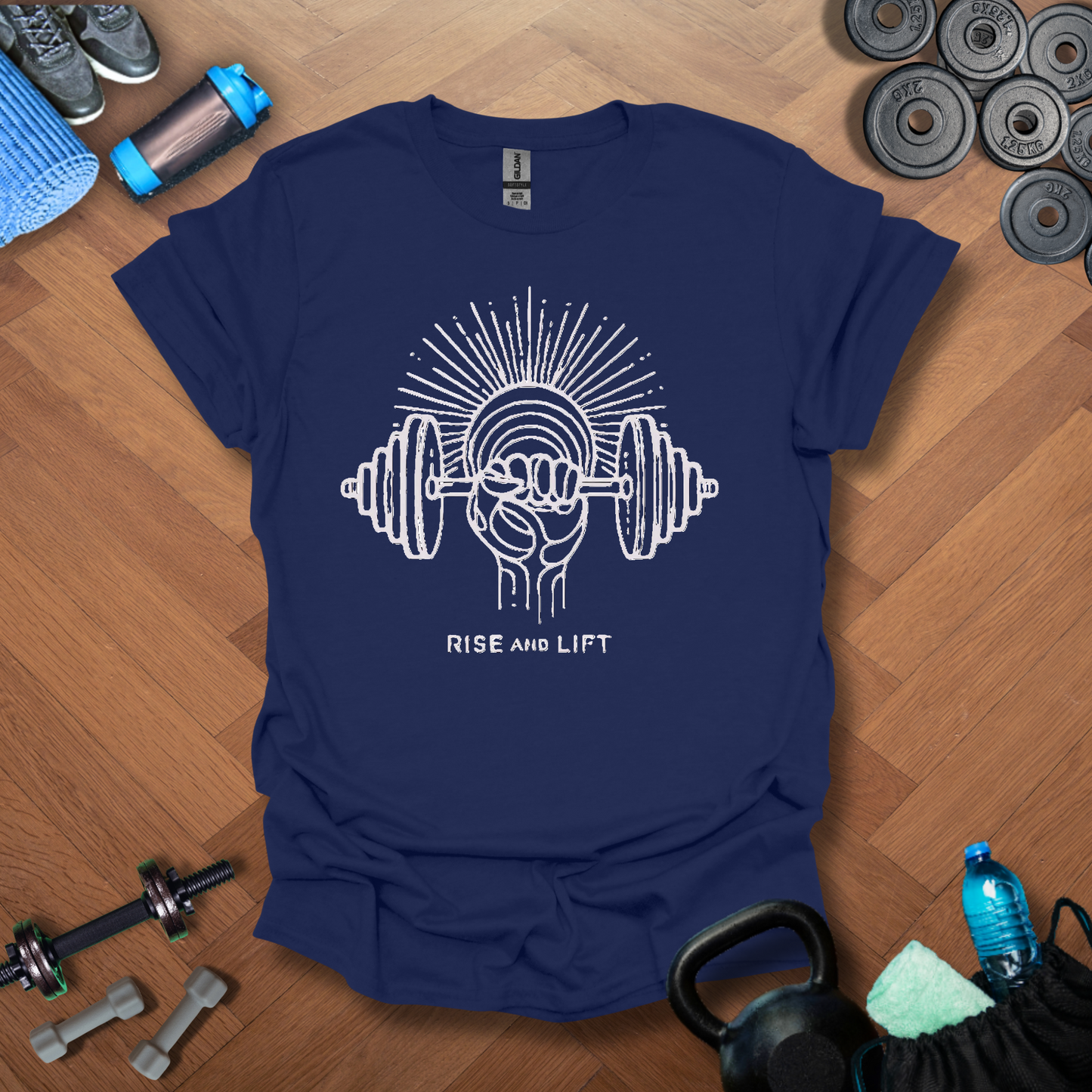 Rise And Lift Minimalist T-shirt
